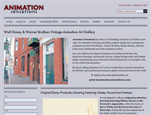 Tablet Screenshot of animationsensations.com